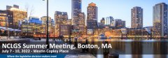 NCLGS Summer Meeting to be held in Boston in July!